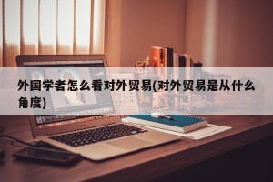 外国学者怎么看对外贸易(对外贸易是从什么角度)
