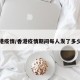 香港疫情/香港疫情期间每人发了多少钱