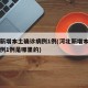 河北新增本土确诊病例1例(河北新增本土确诊病例1例是哪里的)