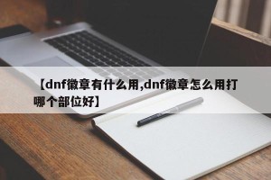 【dnf徽章有什么用,dnf徽章怎么用打哪个部位好】
