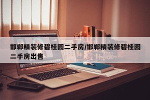邯郸精装修碧桂园二手房/邯郸精装修碧桂园二手房出售