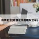 疫情北京(疫情北京出租车空车)